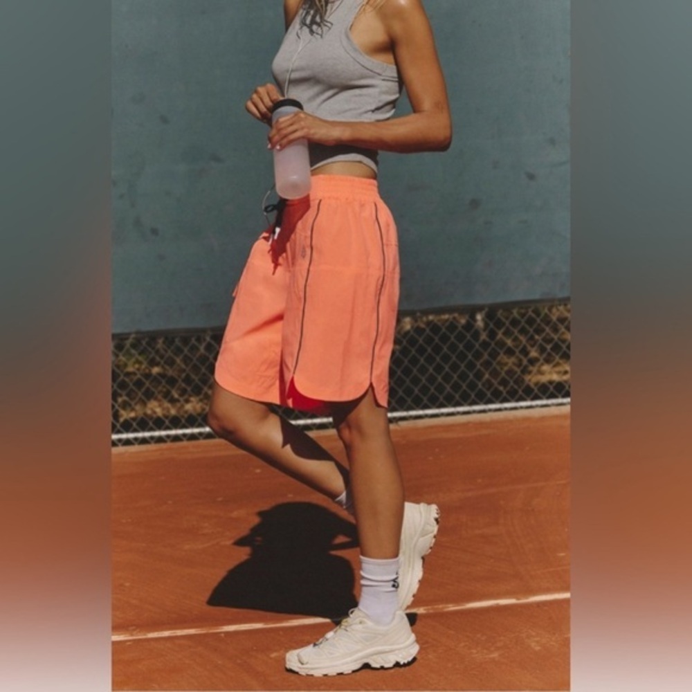 FP Movement Outlander Shorts neon coral